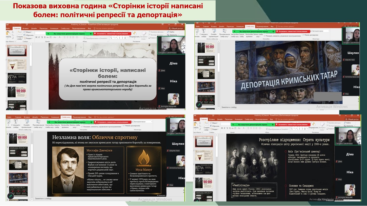 Показова виховна година